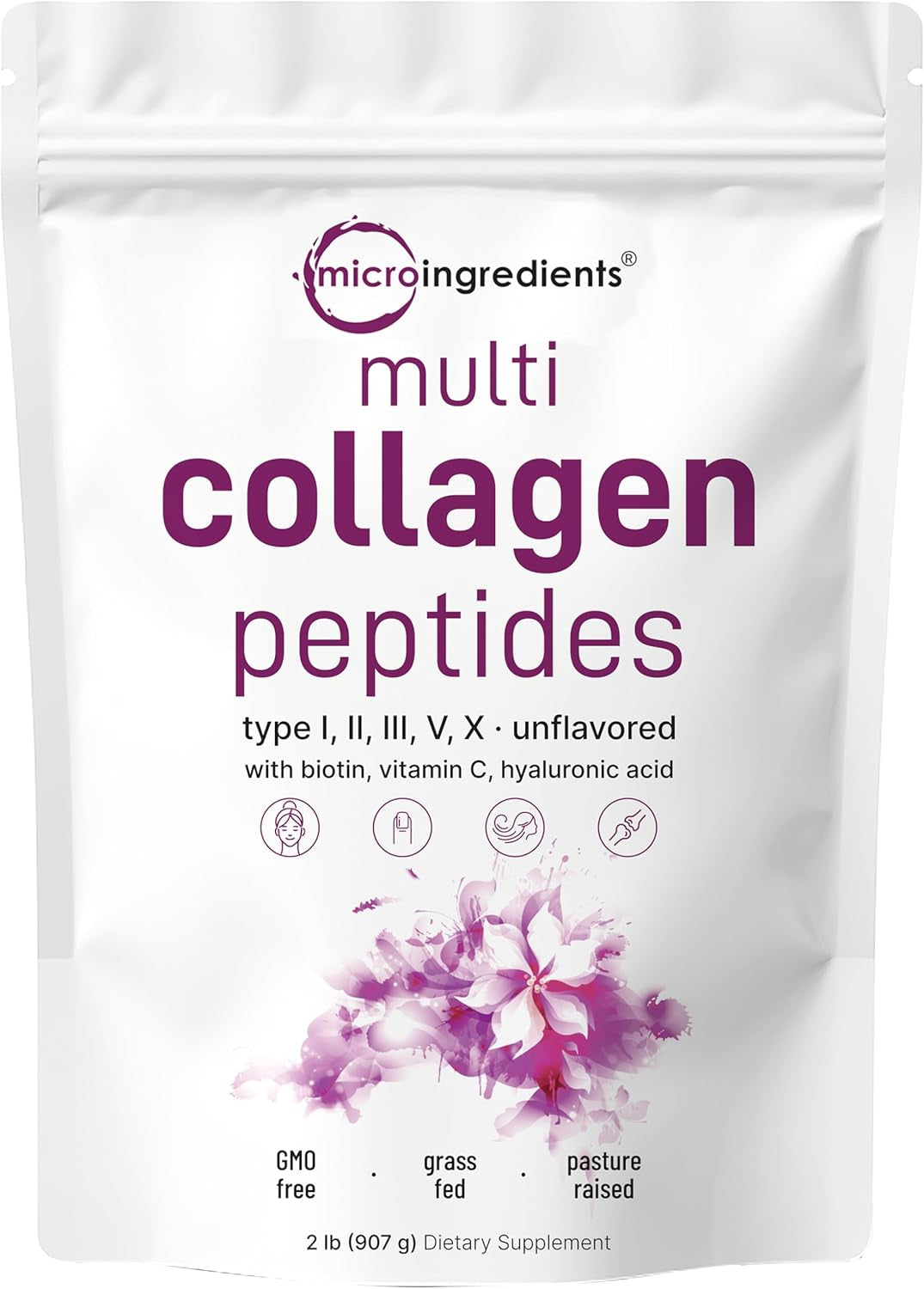 Multi Collagen Protein Powder, 2 Pounds